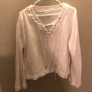 Adorable light weight pink blouse